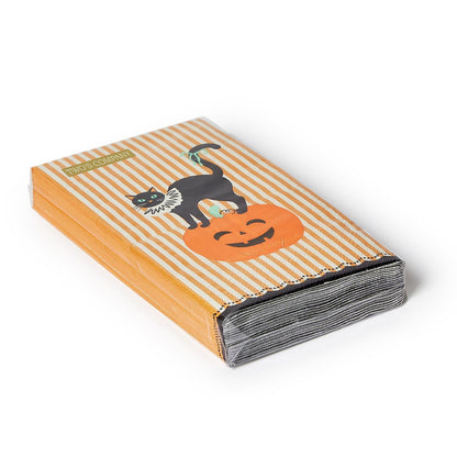Hocus Pocus 3-Ply Scalloped Edge Guest/Dinner Paper Napkin