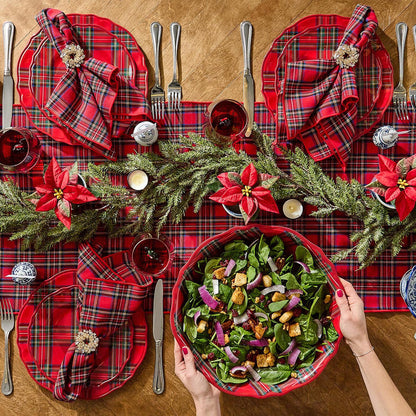 Tartan Traditions Melamine Salad / Dessert Plates