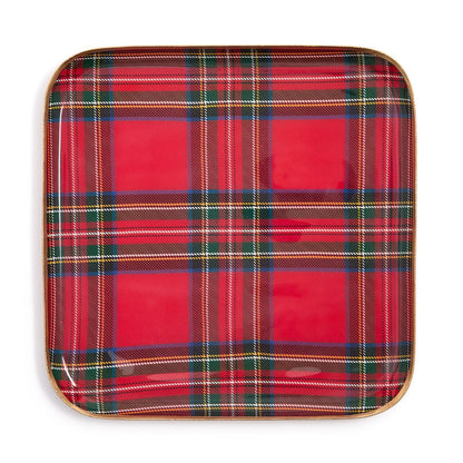 Tartan Decorative Metal Trays (*4 Styles*)