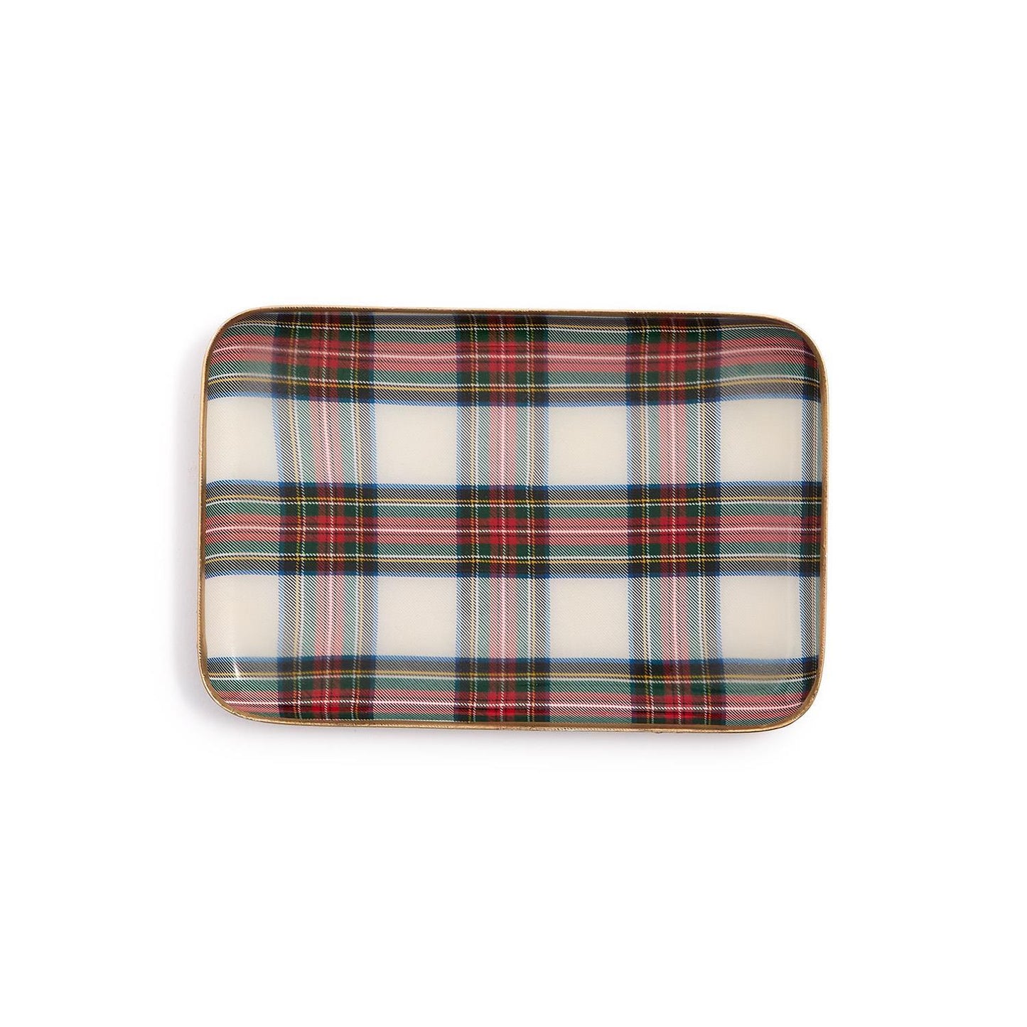 Tartan Decorative Metal Trays (*4 Styles*)