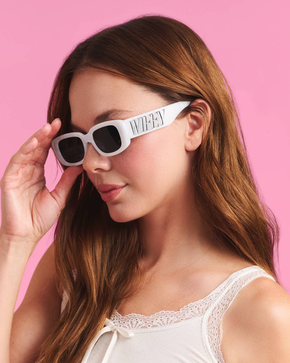 White Wifey Sunglasses