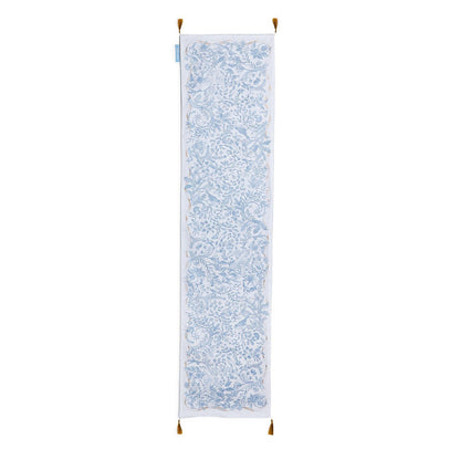 Gilded Cottage Double Sided Table Runner with Gold Tassel Accent