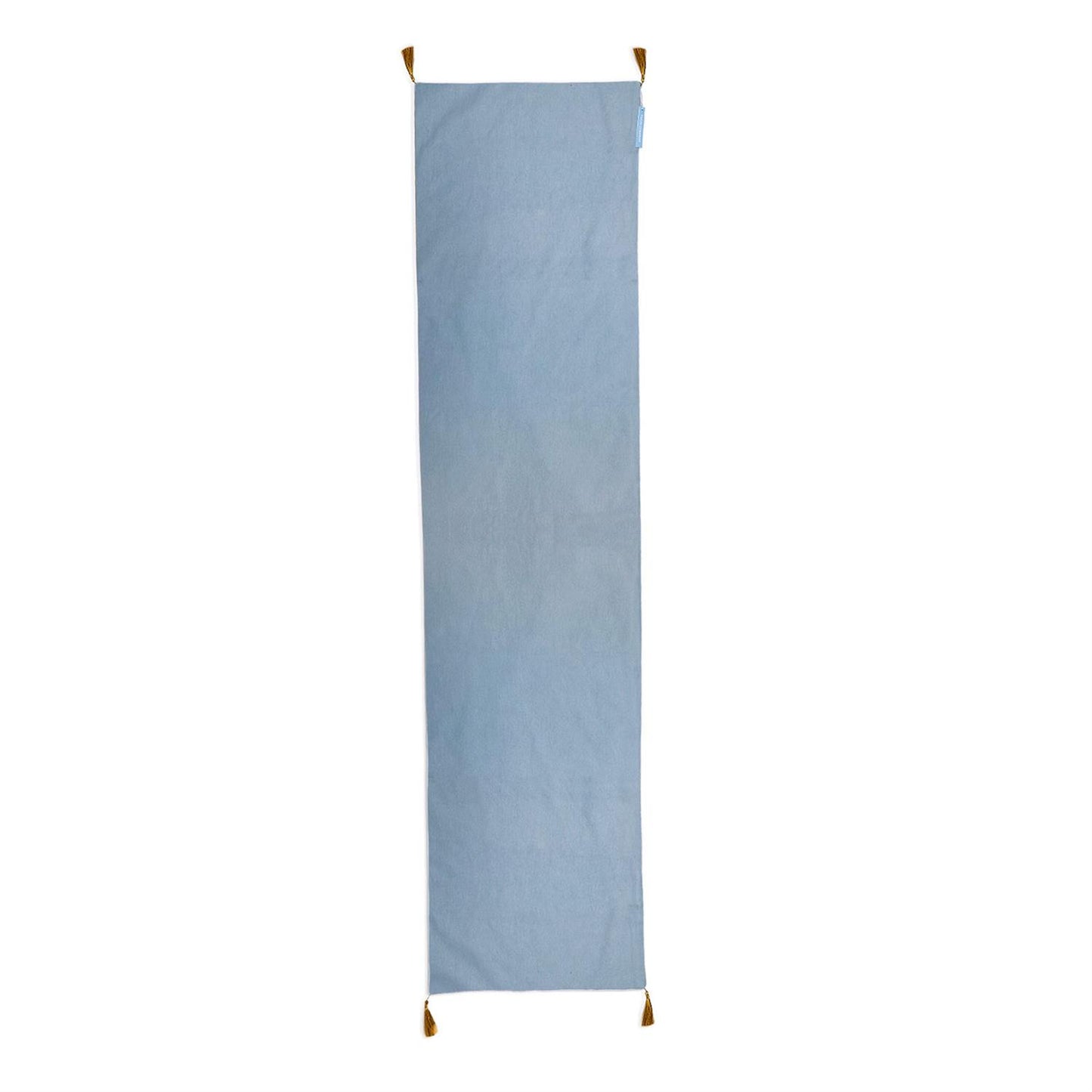 Gilded Cottage Double Sided Table Runner with Gold Tassel Accent