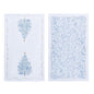 S/2 Gilded Cottage Tree Dish Towel