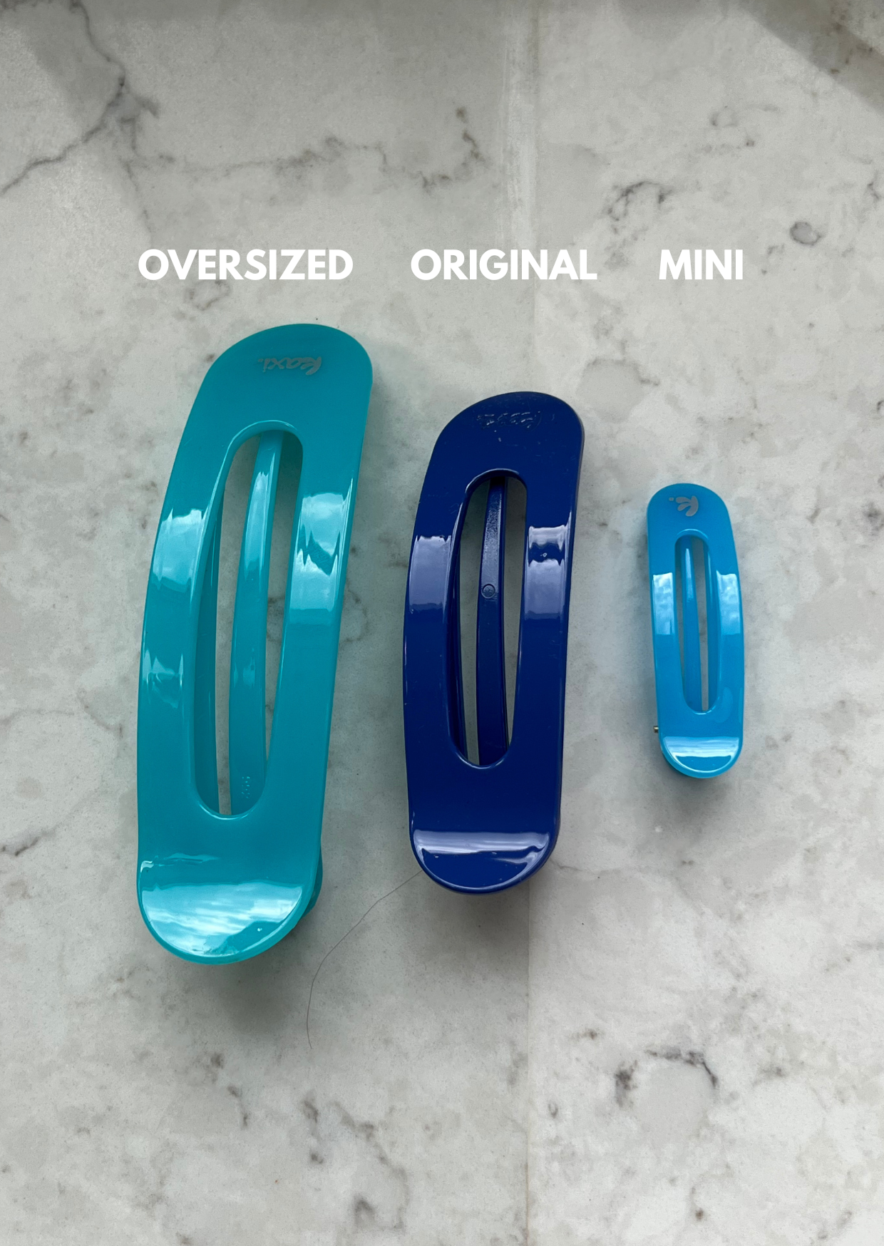Oversized Jelly Lay Down Claw Clip