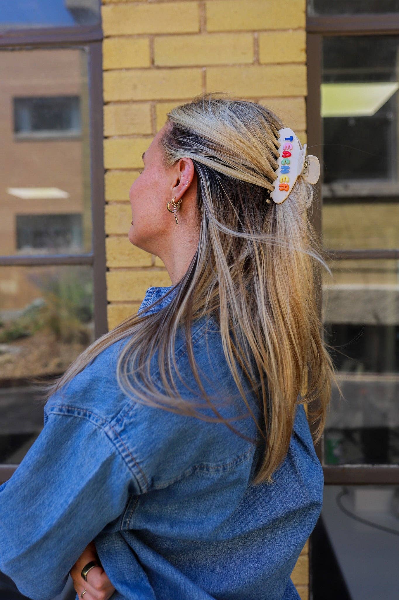 Teacher Claw Hair Clip