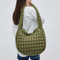 Quilted Nylon Hobo