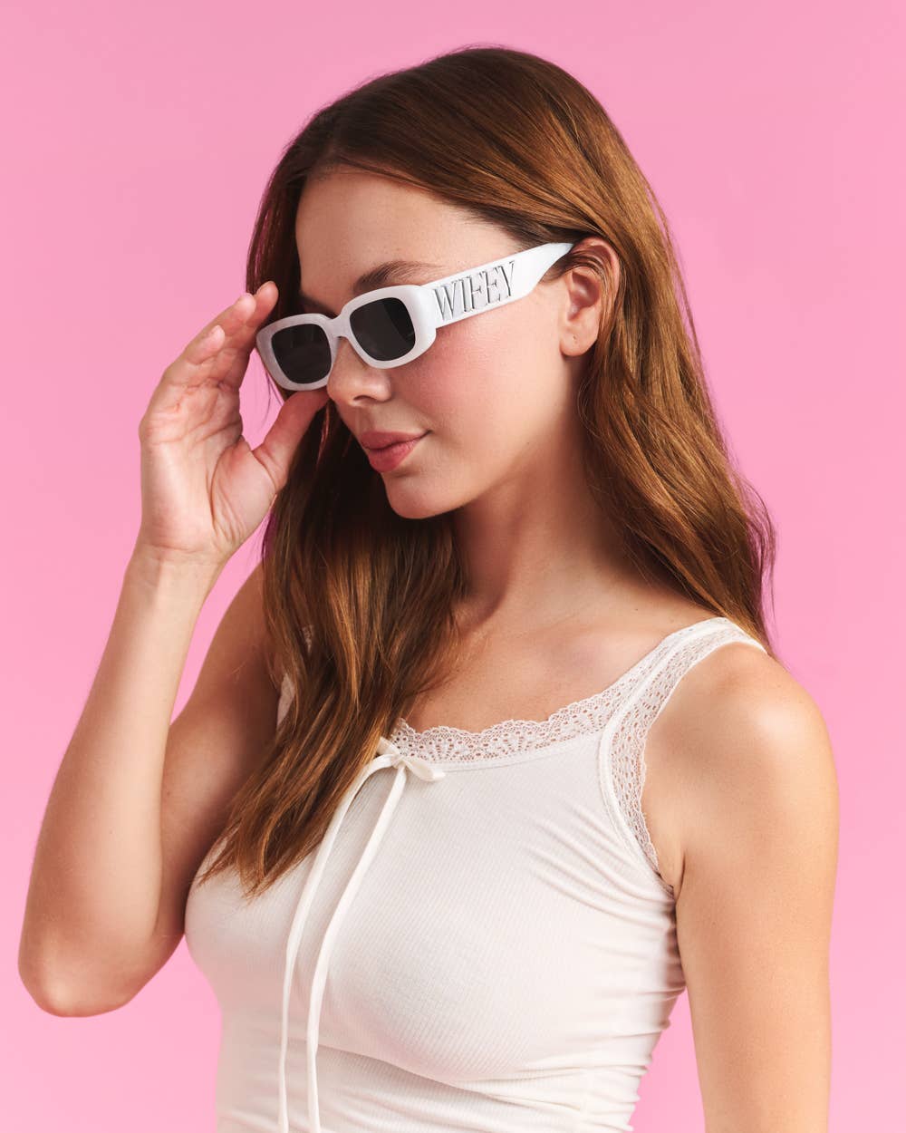 White Wifey Sunglasses