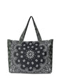 Bailey Black/Army Bandana Tote