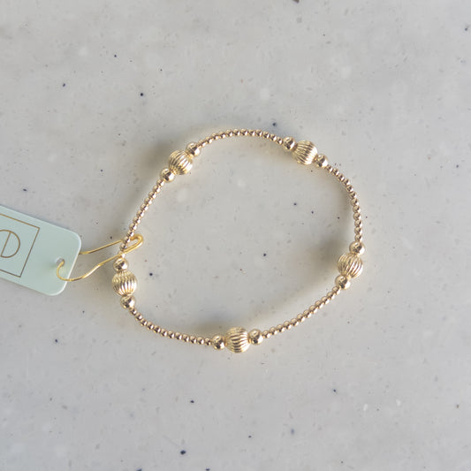 Purpose Dignity 6mm Bead Bracelet - Gold