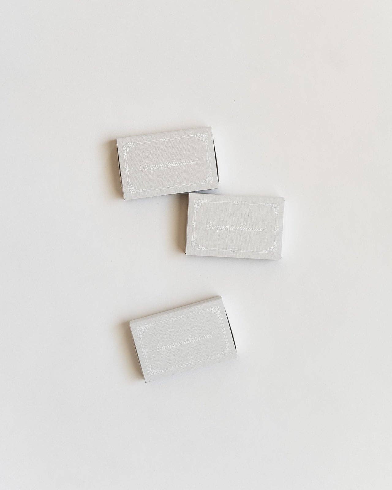 Just Married Matchbox (White)