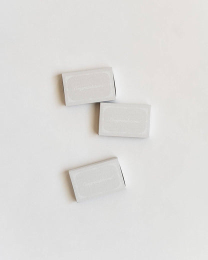 Just Married Matchbox (White)