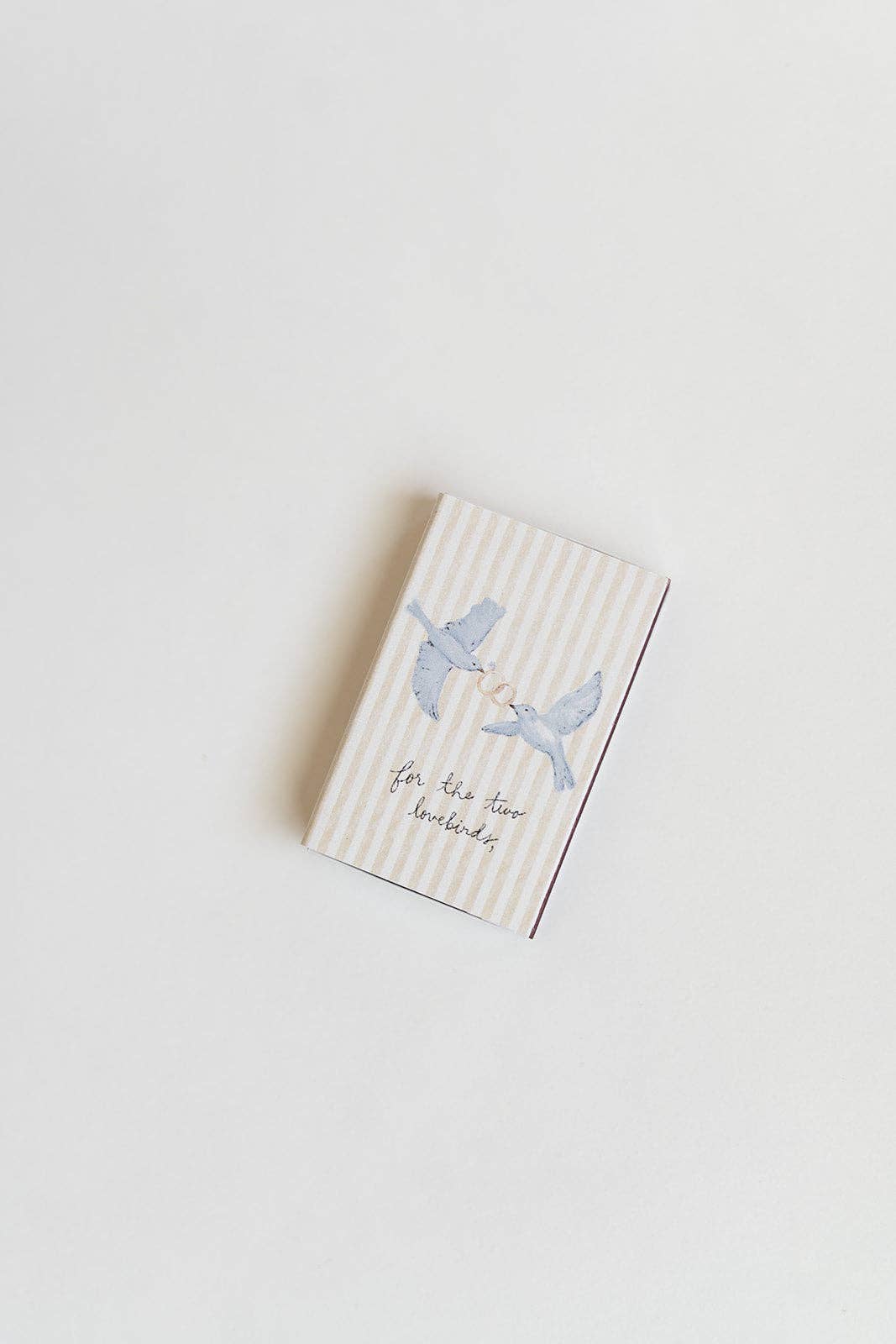 Wedding Lovebirds Matchbox