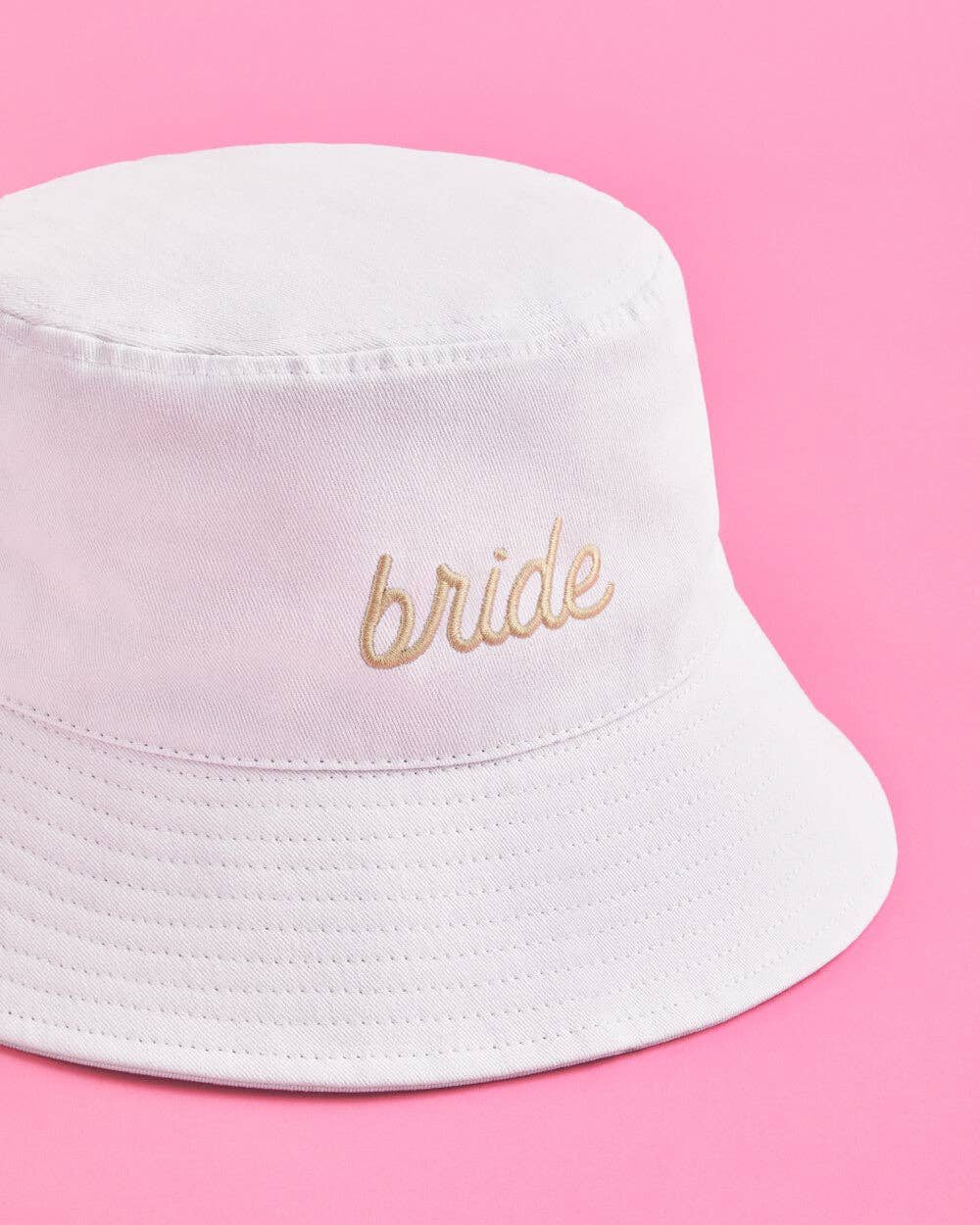 Bride Beige Bucket Hat