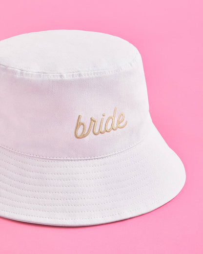 Bride Beige Bucket Hat