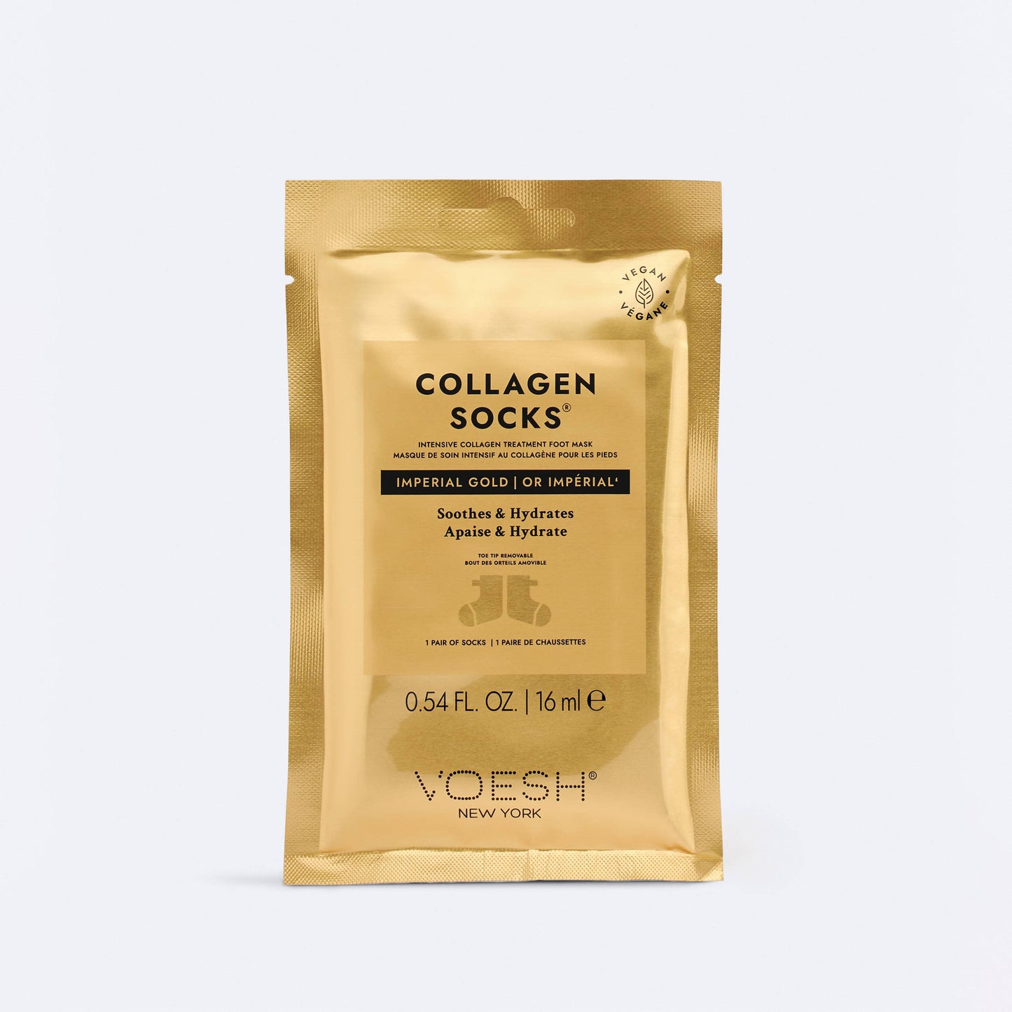 Collagen Socks with Imperial Gold