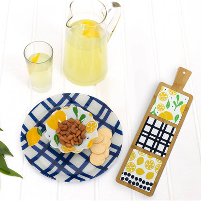 Lemons - 16.5" Bamboo & Ceramic Tile Trivet
