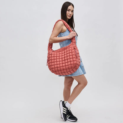 Quilted Nylon Hobo