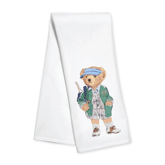 Tennis Bear Kitchen Towel