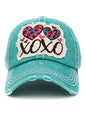 XOXO Heart Baseball Hat