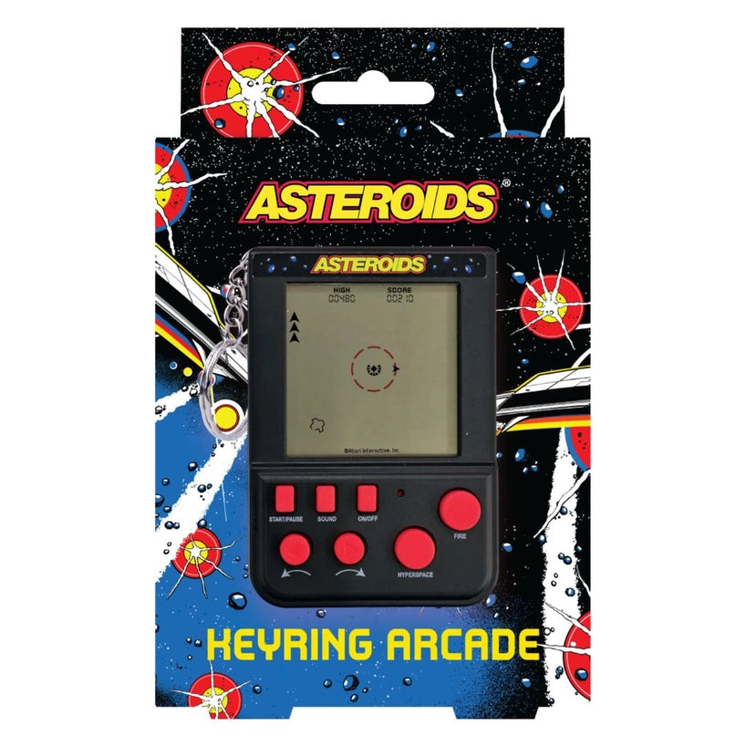 Asteroids Keyring Arcade