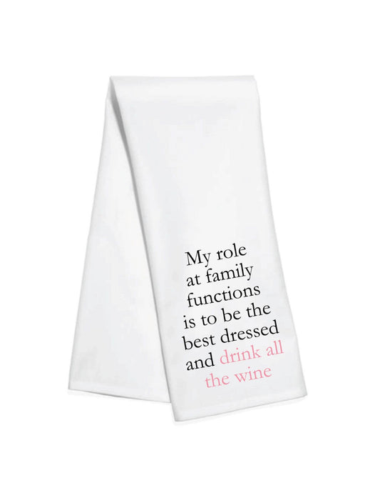 Family Functions Kitchen Towel