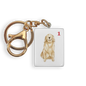 Mahjong Tile Keychain  -Dog