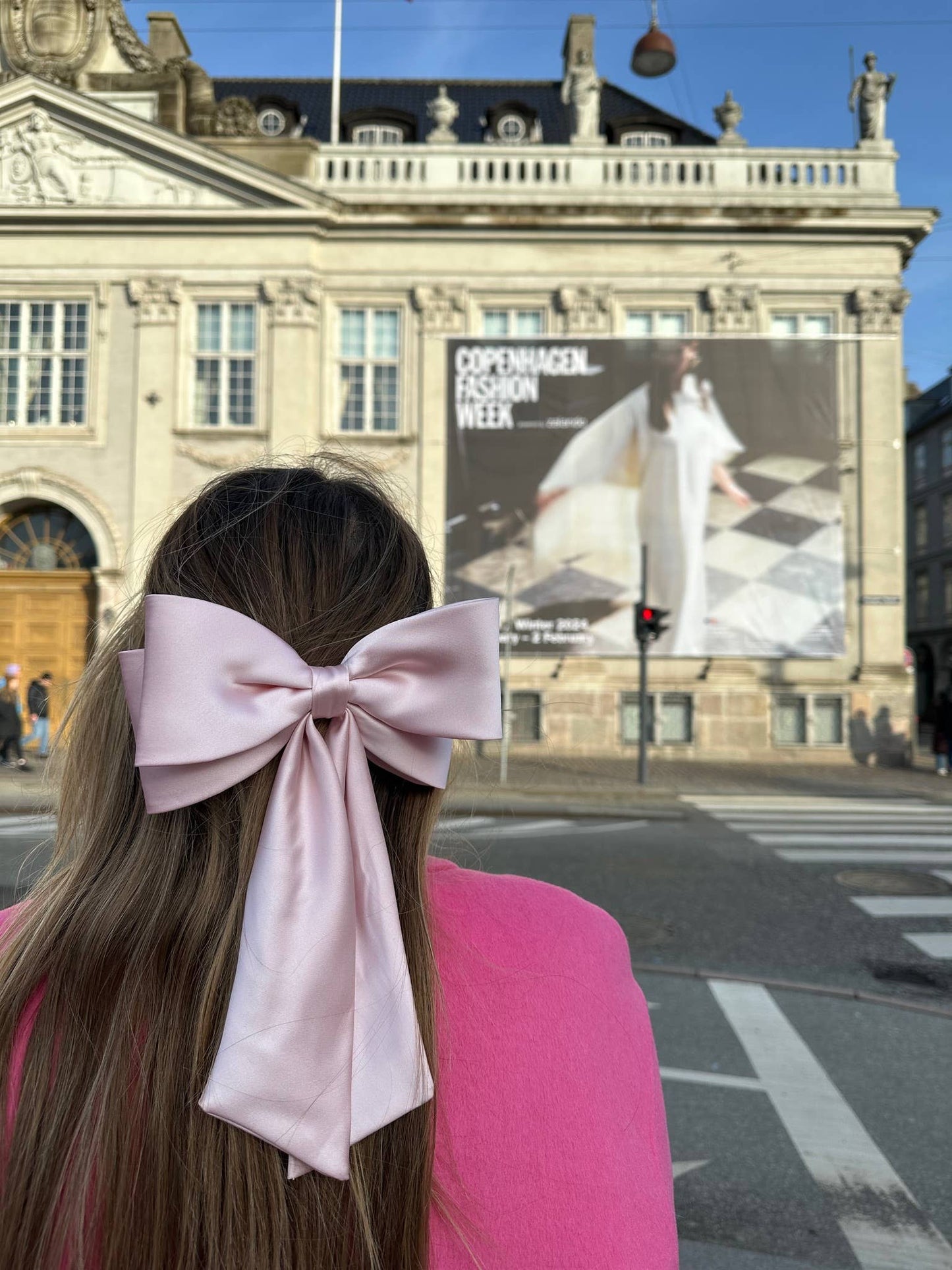 The Perfect Long Satin Hair Bow Barrette