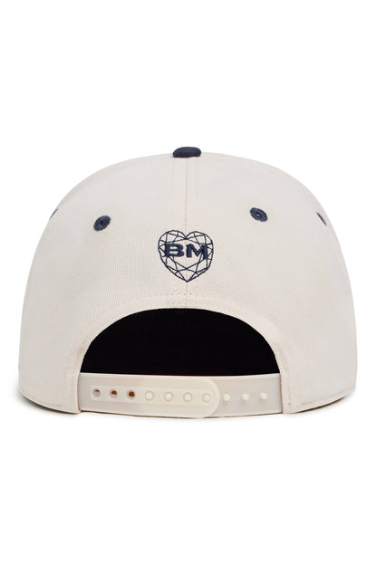 Wifey Collegiate Trucker Hat, Cream/Navy