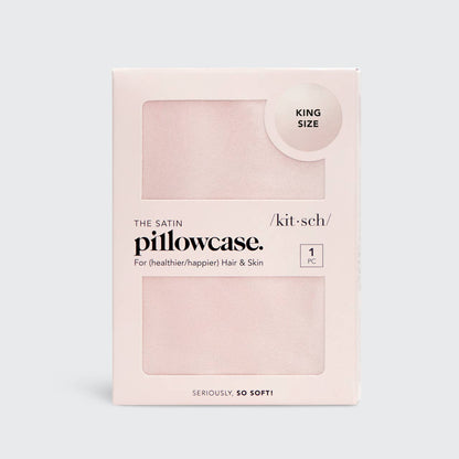 Satin Pillowcase King - Blush