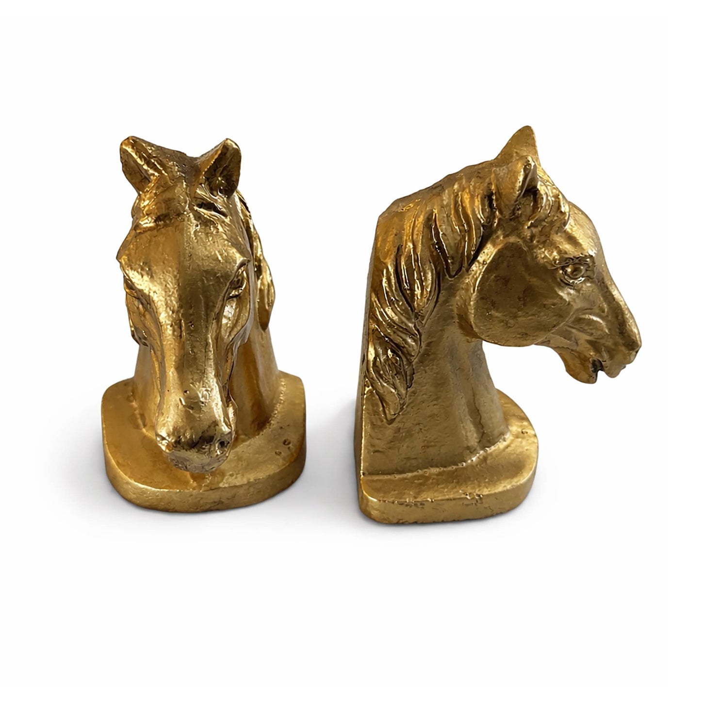 S/2, Iron Horse Head Decorative Bookend Set