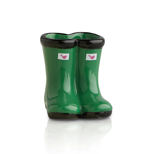 Jumpin' Puddles (Green Rain Boots) Mini