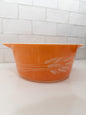 Vintage Pyrex 474 Autumn Harvest Wheat Cinderella Casserole Dish