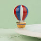 Red, White, and Balloon (Hot Air Balloon) Ceramic Mini