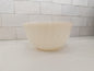 Vintage Fire King 6" Ivory Swirl Pattern Milk Glass Mixing Bowl