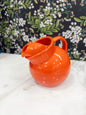 Vintage Anchor Hocking Orange MCM Pitcher