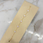 Danity Gold MOP CZ Clover Bracelet