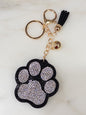 Black Paw Keychain