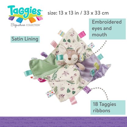 Taggies Flora Fawn Character Blanket – 13×13″