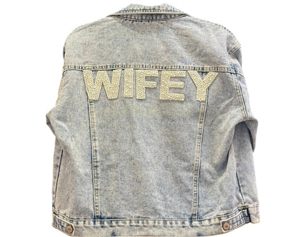 Pearl Wifey Denim Jacket