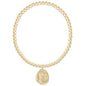 Classic Gold 3mm Bracelet - Inspire America Gold Disc