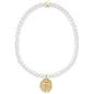 Classic Pearl 3mm Bead Bracelet - Inspire Small Gold Charm