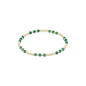 Gemstone Gold Joy 3mm Bead Bracelet- Green Onyx