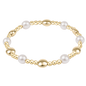 enewton Honesty Sincerity Pearl 6mm Beaded Bracelet shown flat on a plain white background