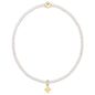 enewton Hope Classic Milkshake Signature Cross Bracelet shown flat on a plain white background