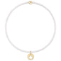 Hope Classic Bracelet - White - Star Small Gold Disc