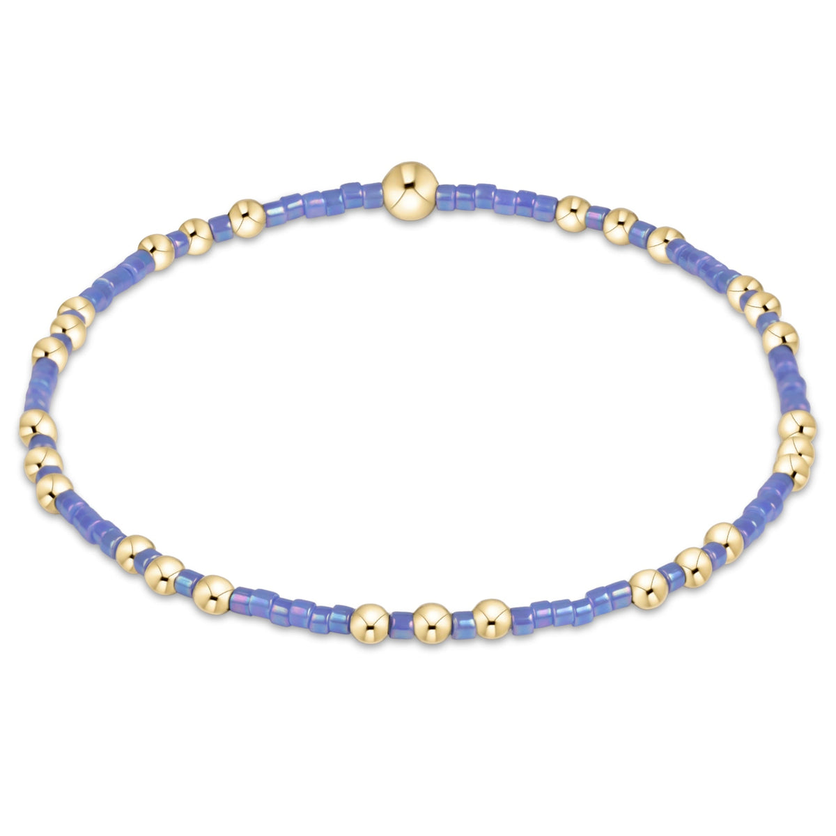 enewton Hope Joy Bracelet - Bright Blue shown flat on a plain white background