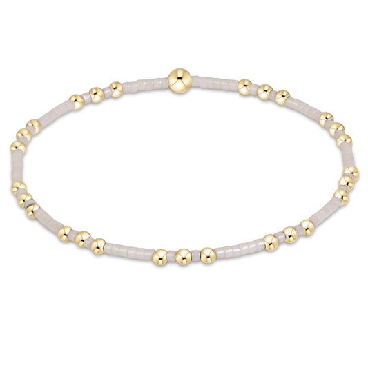 enewton Hope Joy Bracelet - Milkshake shown flat on a plain white background