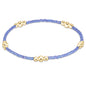 enewton Hope Purpose Gold Bracelet - Bright Blue shown flat on a plain white background