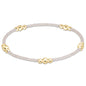 enewton Hope Purpose Gold Bracelet - Milkshake shown flat on a plain white background